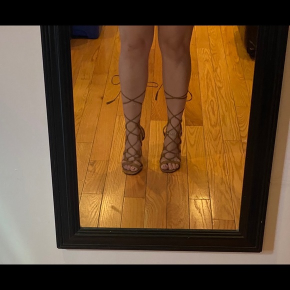 JustFab Shoes - Worn 1x woman’s sexy whiskey brown 👠
